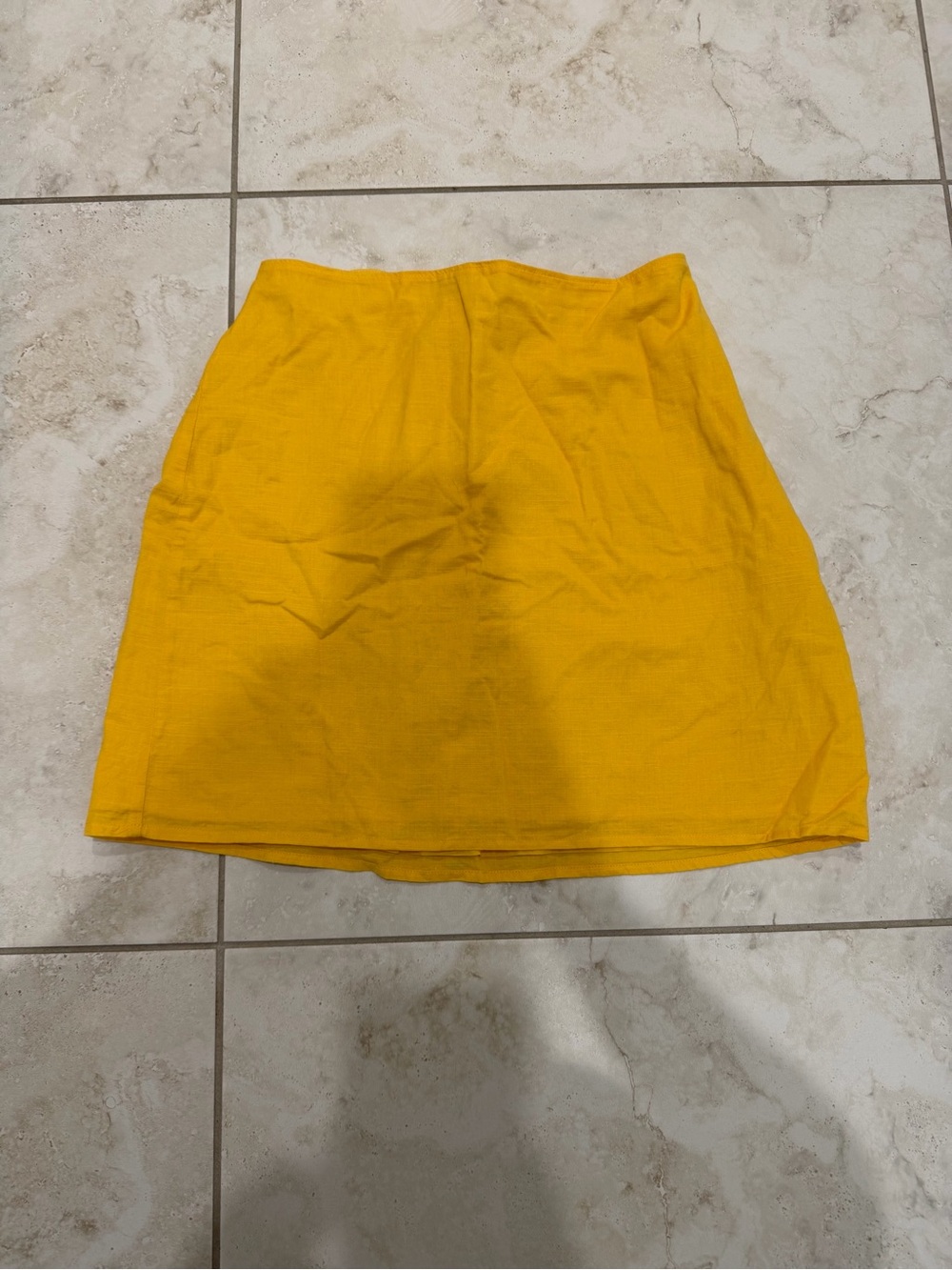 Women’s Yellow Mini Skirt